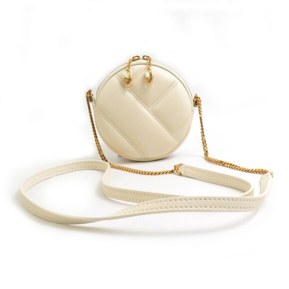 BVLGARI Beige Leather Wallet - Picture 1 of 5